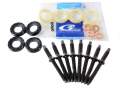 Kit Joints d'Étanchéité Vis d'Injecteur Citroen C3 C4 Picasso C5 Xsara Picasso Ford C-Max Fiesta V VI Focus II Fusion Peugeot 207 307 308 3008 407 Suzuki SX4 Volvo C30 S40 S80 II V50 V70 III 1.6 HDI TDCI DDIS D