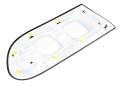 Baguette Décorative de Porte Arrière Gauche AirBump Citroen C3 III 16-