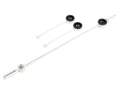 Schalthebel Schaltstange Schaltgetriebe Satz Peugeot 206 1.0 1.1 1.4 1.6 1.9 2.0 8V 16V D DW8 HDI 2454F2 2454G5 245282 245291