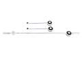 Schalthebel Schaltstange Schaltgetriebe Satz Peugeot 206 1.0 1.1 1.4 1.6 1.9 2.0 8V 16V D DW8 HDI 2454F2 2454G5 245282 245291