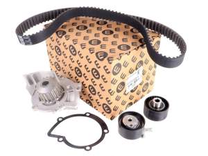 Kit Courroie de Distribution Pompe à Eau Citroen C4 / C4 Picasso C5 II III C8 Jumpy III Fiat Scudo III Ulysse II Ford Focus C-Max II Galaxy Mondeo IV S-Max Peugeot 307 308 407 508 607 807 Expert III 2.0 HDI D Multijet TDCI 1609525480