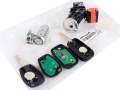 Commutateur d'Allumage Cylindre de Serrure de Porte Gauche Clés Duster Logan Sandero Clio Modus Kangoo Twingo Trafic Master III N0502060 7701209235 7701208408
