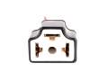 H4 Bulb Plug Connector Ceramic Citroen Peugeot DS Opel Dacia Renault