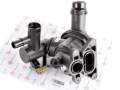 Boîtier du Thermostat avec Thermostat Jaguar E-Pace F-Pace F-Type XE XF II Land Rover Defender IV Discovery Sport Range Rover IV Evoque II Velar Sport II 2.0 B 3.0 B V6