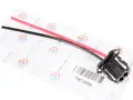 WTYCZKA WIĄZKA PRZEWÓD WENTYLATORA NAWIEWU CITROEN C4 PICASSO / C4 GRAND PICASSO 06-13 r. A72902700 6436Q1 6441CE