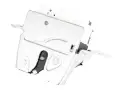 Serrure de Hayon Coffre Mercedes-Benz Classe A W169 Classe B W245 A1697400235