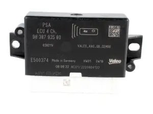 MODUŁ STEROWNIK CZUJNIKÓW PARKOWANIA PDC CITROEN C4 III 9838793580