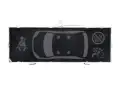 Afficheur des Témoins de Non-bouclage de Ceintures de Sécurité Peugeot 308 Cc Cabrio RCZ 9664999880 6593A9