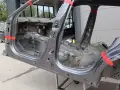 PRÓG LEWY SŁUPEK ŚRODKOWY LAND RANGE ROVER VELAR L560 17- r. CORRIS GREY