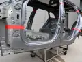 PRÓG LEWY SŁUPEK ŚRODKOWY LAND RANGE ROVER VELAR L560 17- r. CORRIS GREY
